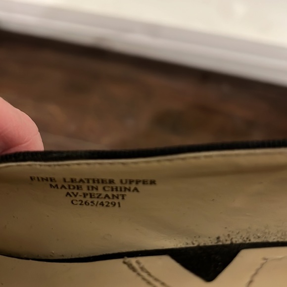 Adrienne Vittadini Leather Suede Penny Loafer Heels - Picture 8 of 9